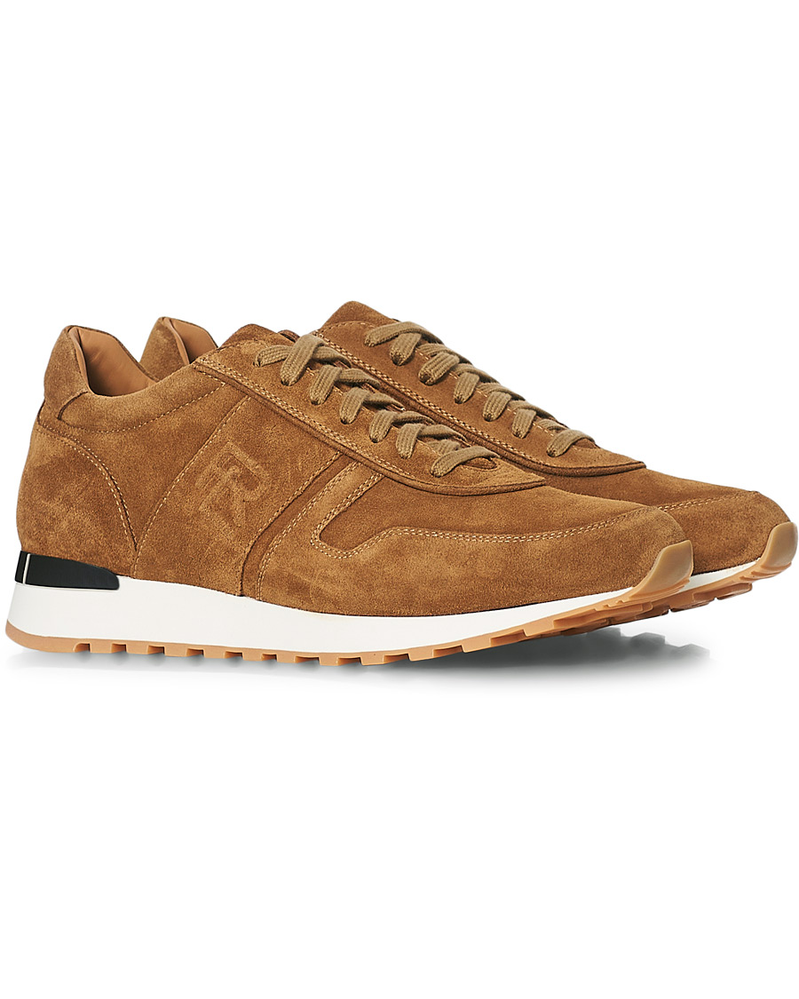 Homme | Ralph Lauren Purple Label Ethan Running Sneakers Brown Suede | Ralph Lauren Purple Label | Ethan Running Sneakers Brown Suede