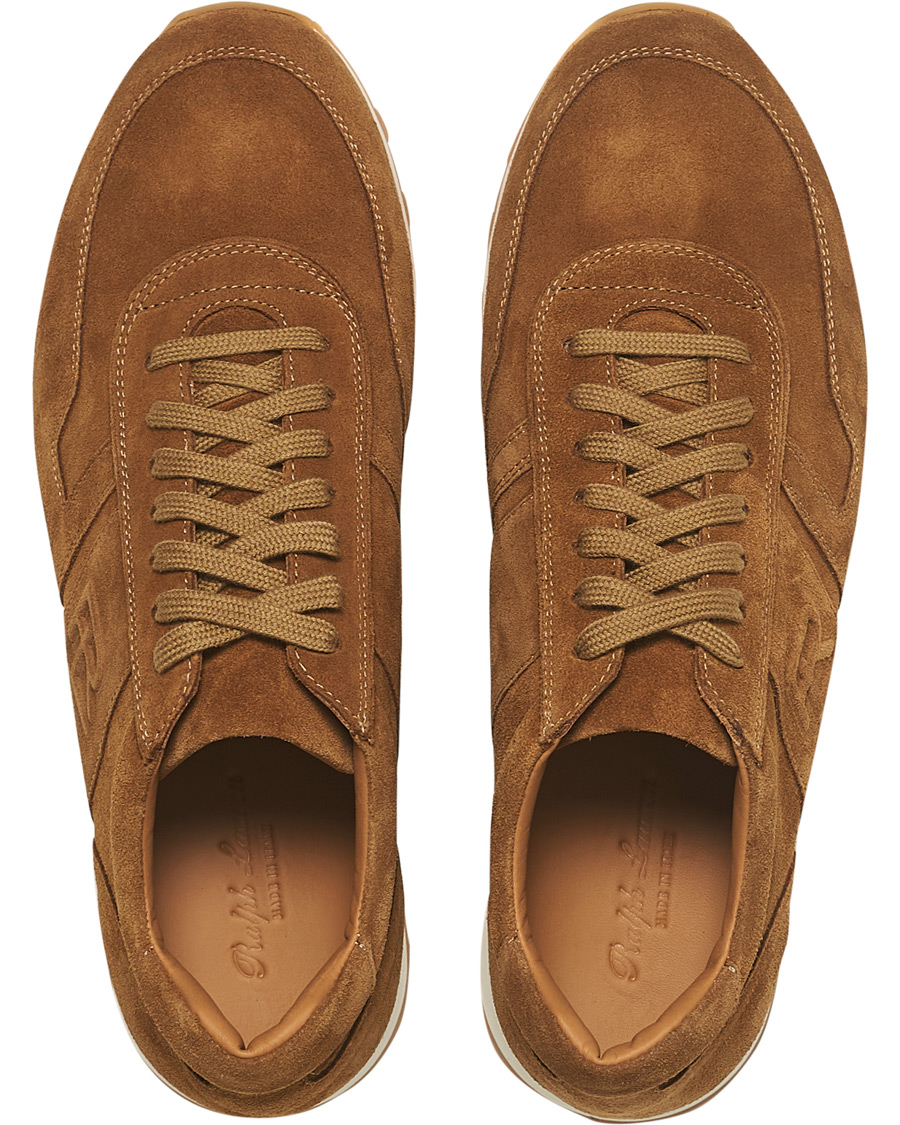 Homme | Ralph Lauren Purple Label Ethan Running Sneakers Brown Suede | Ralph Lauren Purple Label | Ethan Running Sneakers Brown Suede