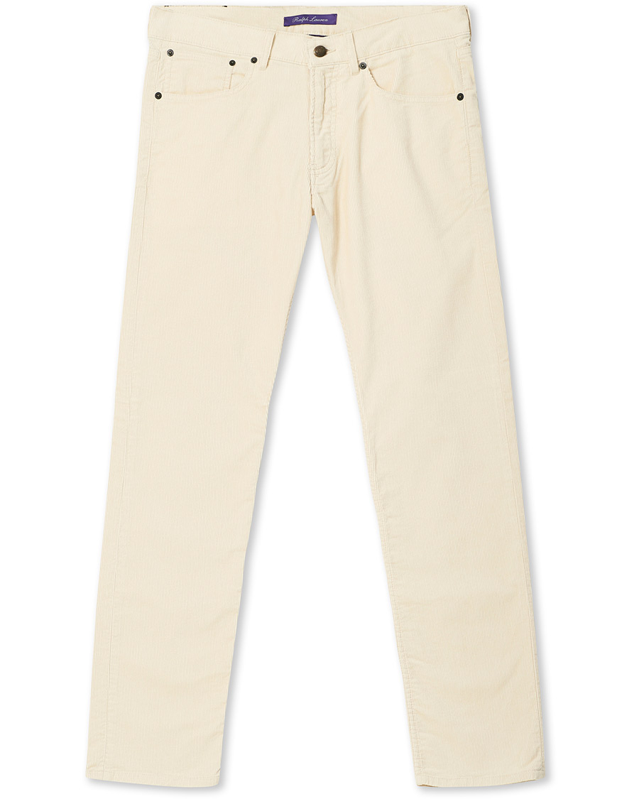 Homme | Pantalons | Ralph Lauren Purple Label | 5-Pocket Corduroy Pants Cream