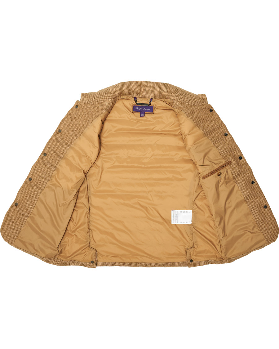 Homme | Manteaux Et Vestes | Ralph Lauren Purple Label | Whitwell Wool Tweed Down Vest Classic Camel
