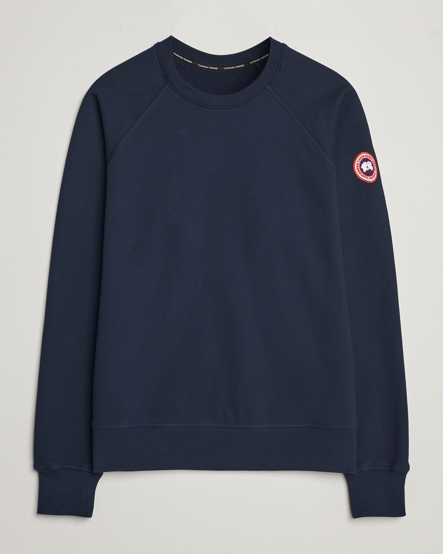 Homme | Pulls Et Tricots | Canada Goose | Huron Crewneck Atlantic Navy