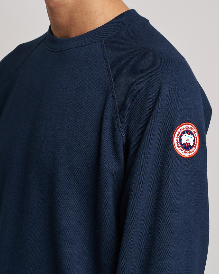 Homme | Pulls Et Tricots | Canada Goose | Huron Crewneck Atlantic Navy