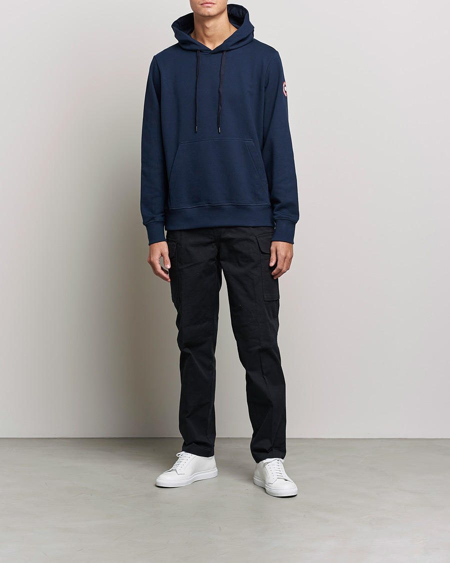 Homme | Pulls Et Tricots | Canada Goose | Huron Hoody Atlantic Navy