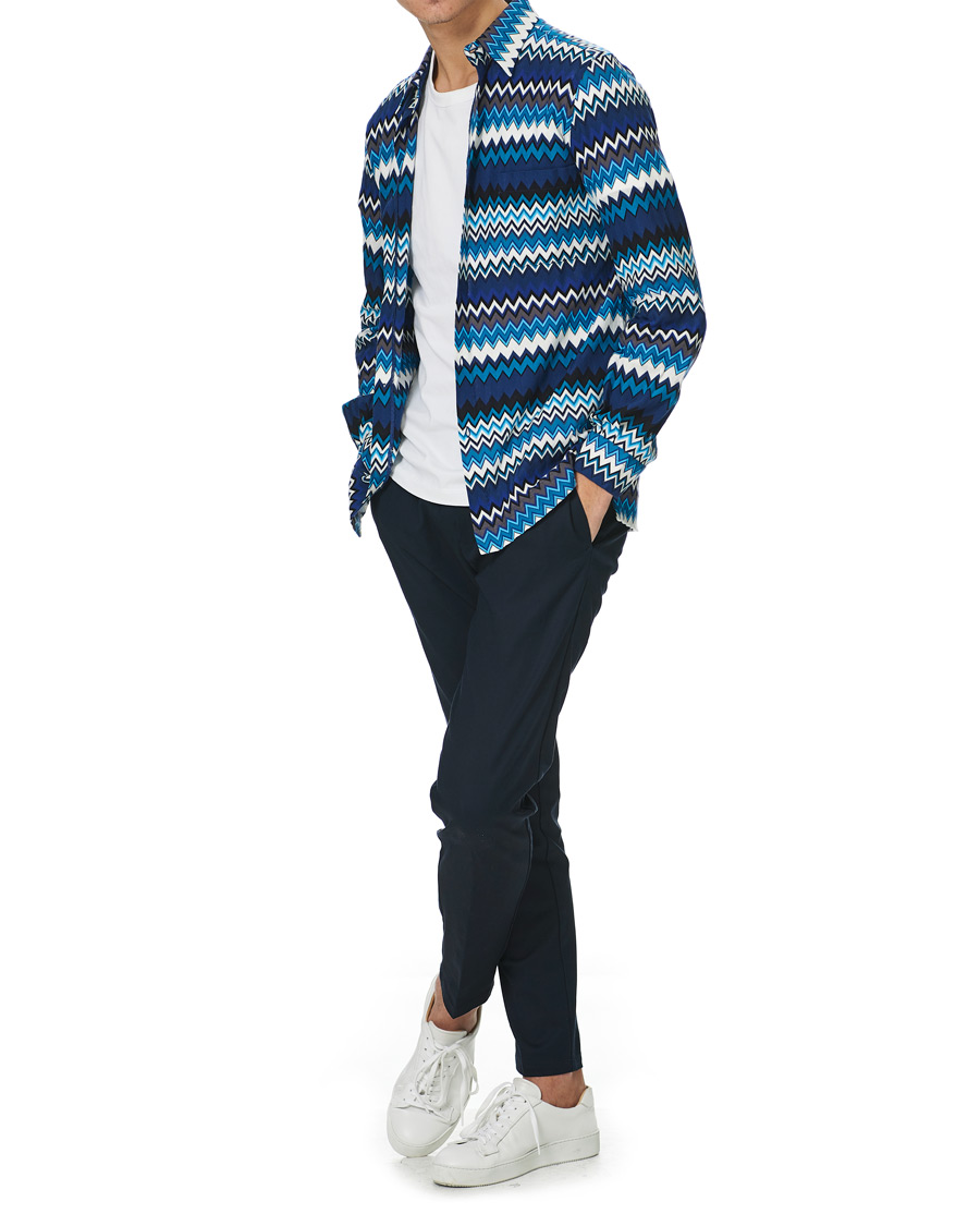 Homme | Chemises | Missoni | Zig Zag Print Shirt Navy