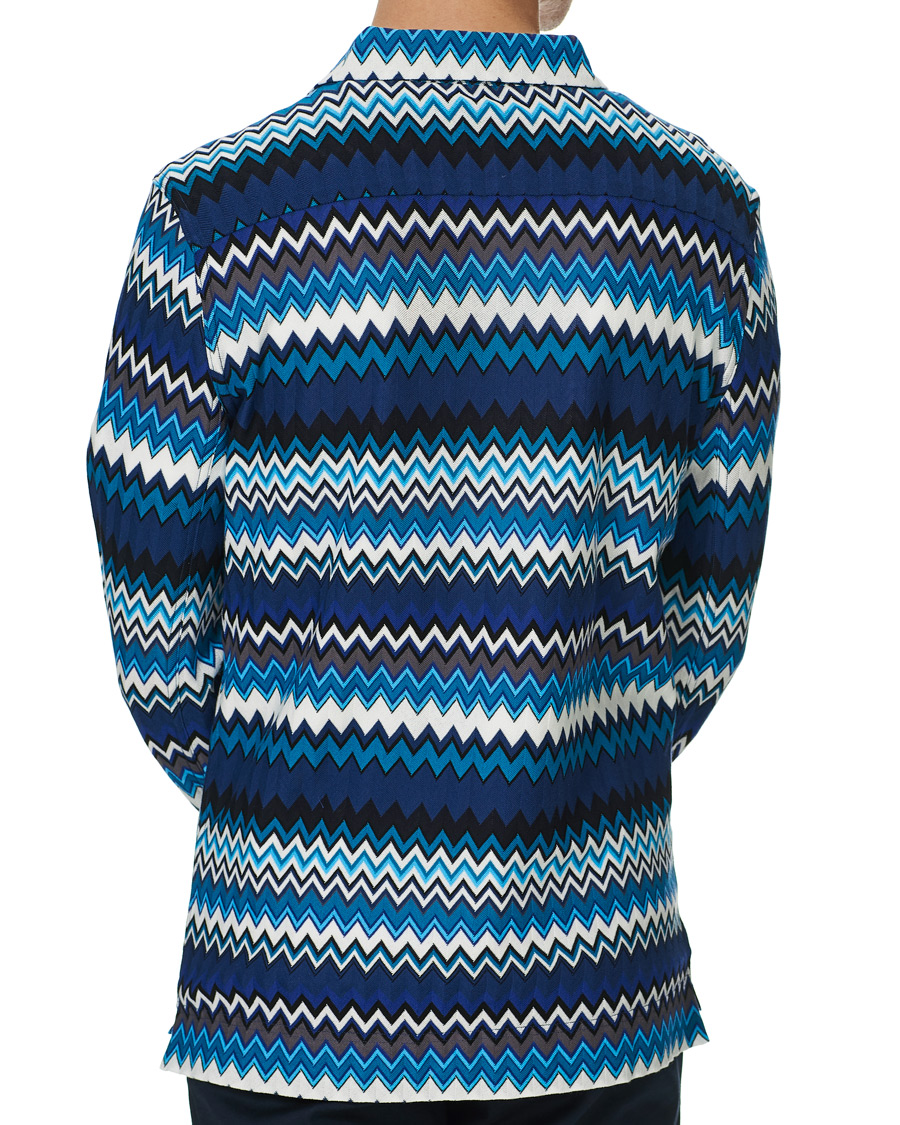 Homme | Chemises | Missoni | Zig Zag Print Shirt Navy