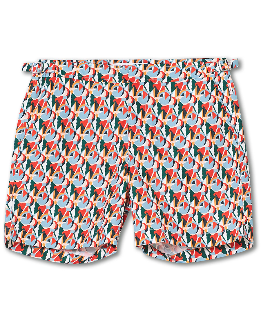 Homme | Maillots De Bain | Orlebar Brown | Bulldog Reuleaux Swim Shorts Red/Racing Green
