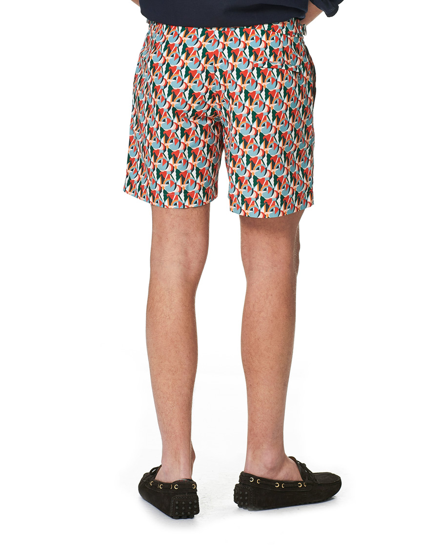 Homme | Maillots De Bain | Orlebar Brown | Bulldog Reuleaux Swim Shorts Red/Racing Green