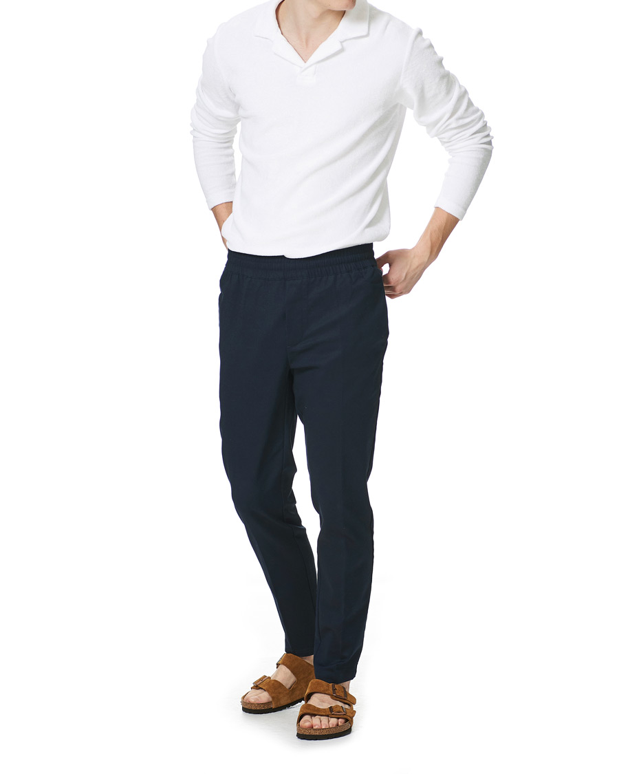 Homme | Pulls Et Tricots | Orlebar Brown | Terry Long Sleeve Polo White