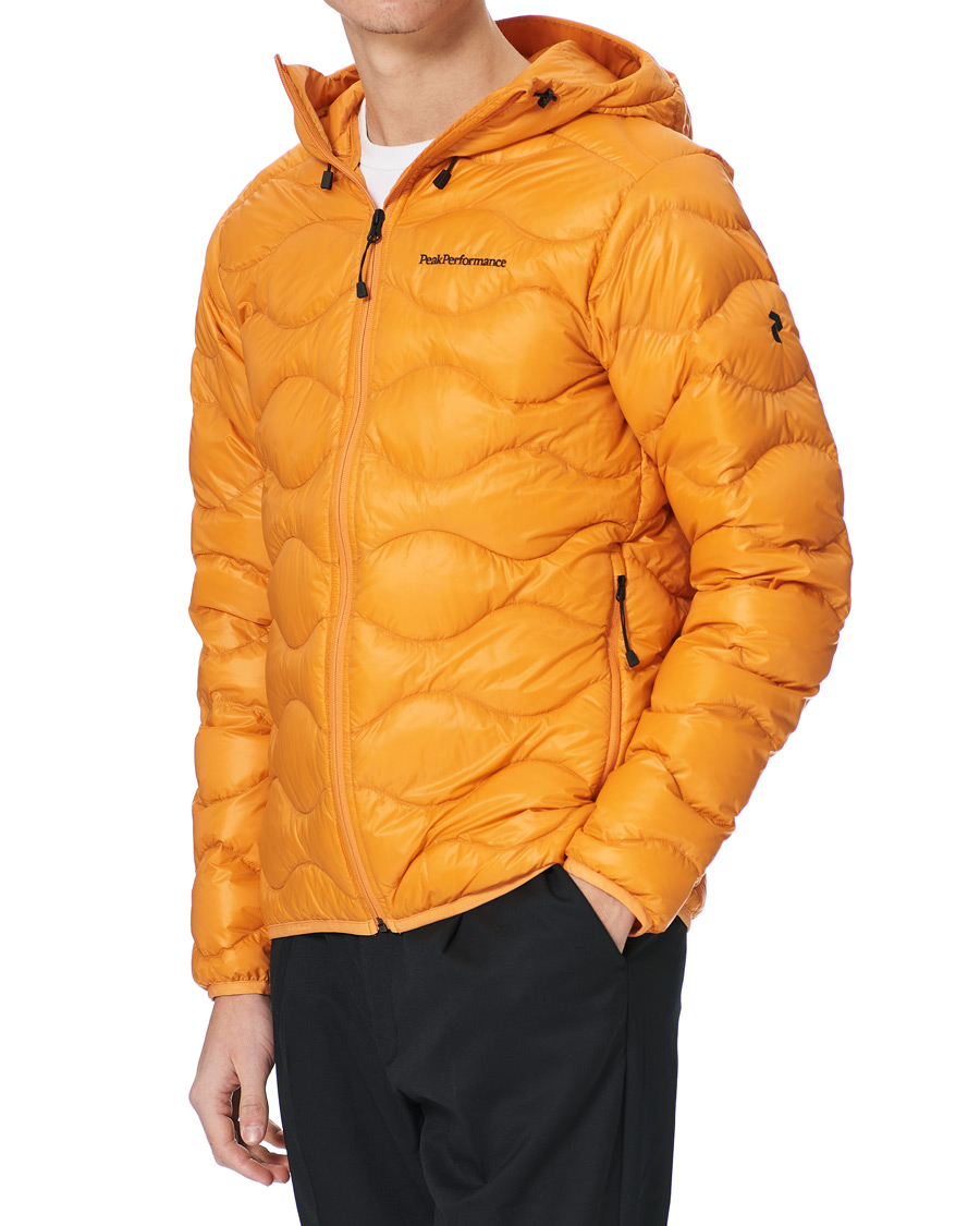 Homme | Manteaux Et Vestes | Peak Performance | Helium Hooded Jacket Orange Flare