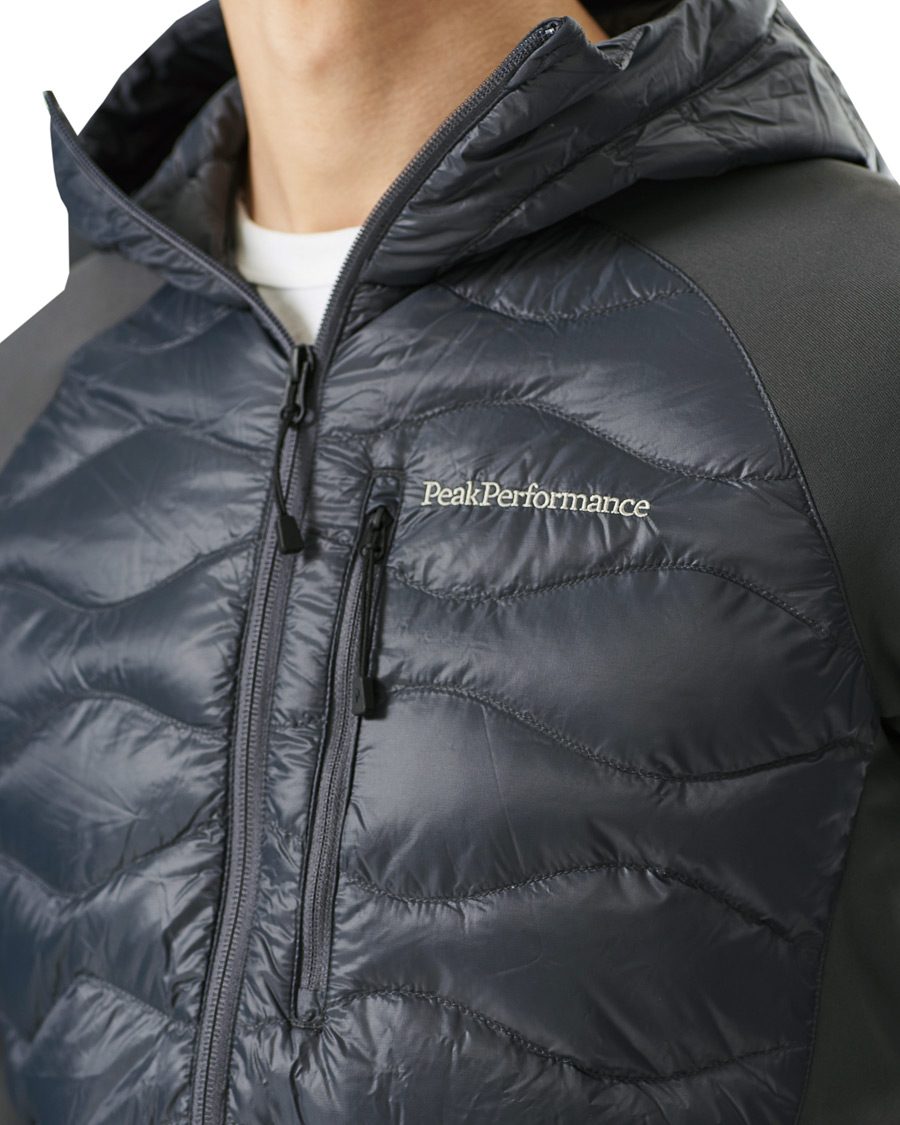 Homme | Manteaux Et Vestes | Peak Performance | Helium Hooded Hybrid Motion Grey