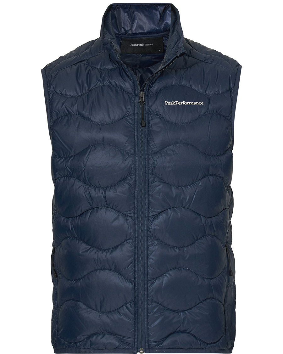 Homme | Manteaux Et Vestes | Peak Performance | Helium Vest Blue Shadow