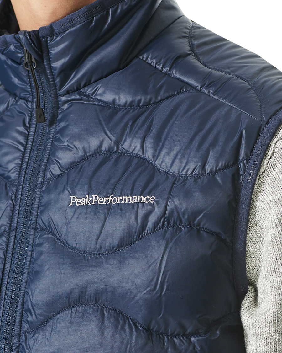 Homme | Manteaux Et Vestes | Peak Performance | Helium Vest Blue Shadow