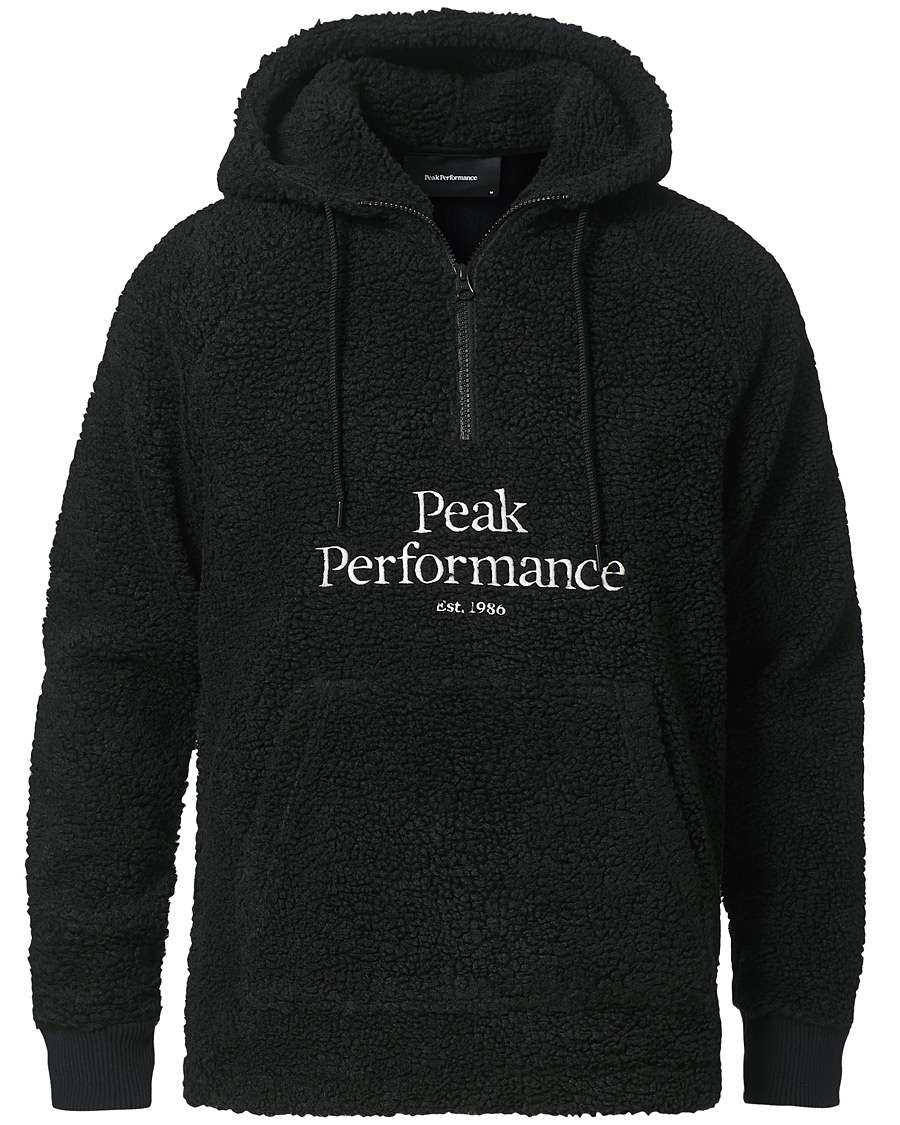 Homme | Pulls Et Tricots | Peak Performance | Pile Fleece Half Zip Hood Black