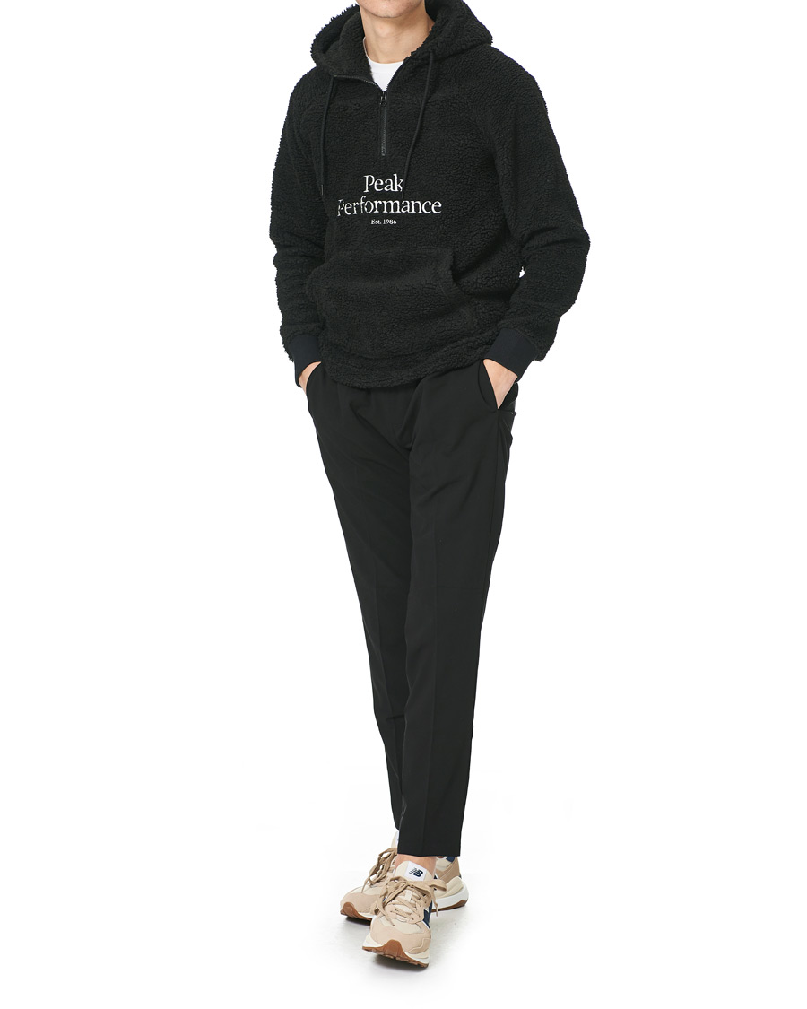 Homme | Pulls Et Tricots | Peak Performance | Pile Fleece Half Zip Hood Black