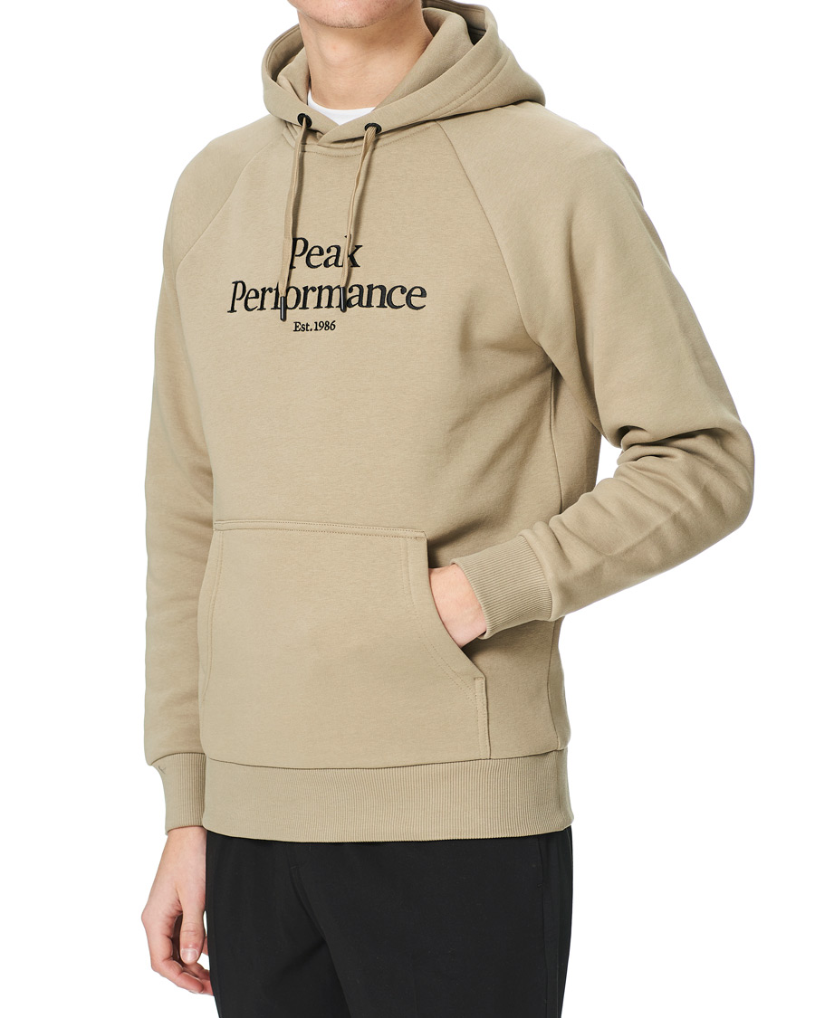 Homme | Pulls Et Tricots | Peak Performance | Original Logo Hoodie True Beige