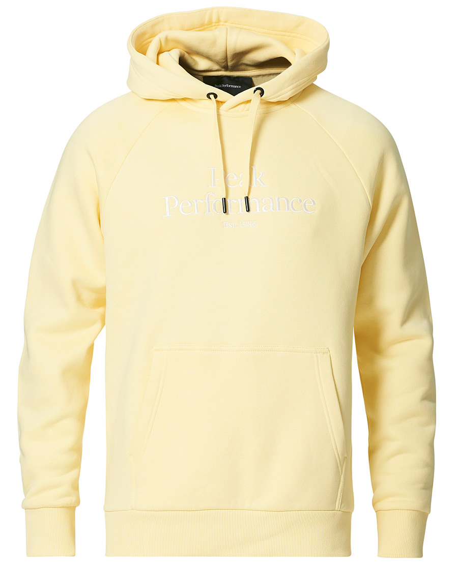 Heren | Truien | Peak Performance | Original Logo Hoodie Butter