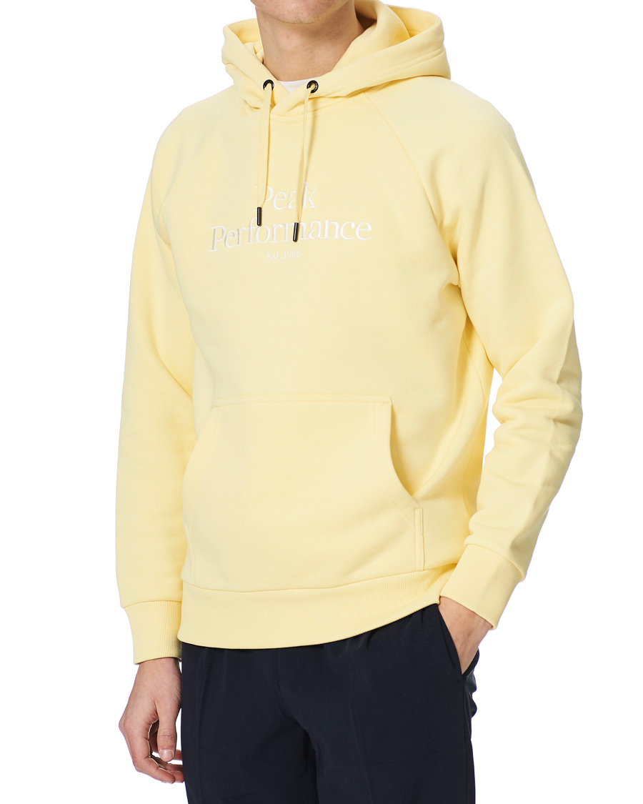 Heren | Truien | Peak Performance | Original Logo Hoodie Butter