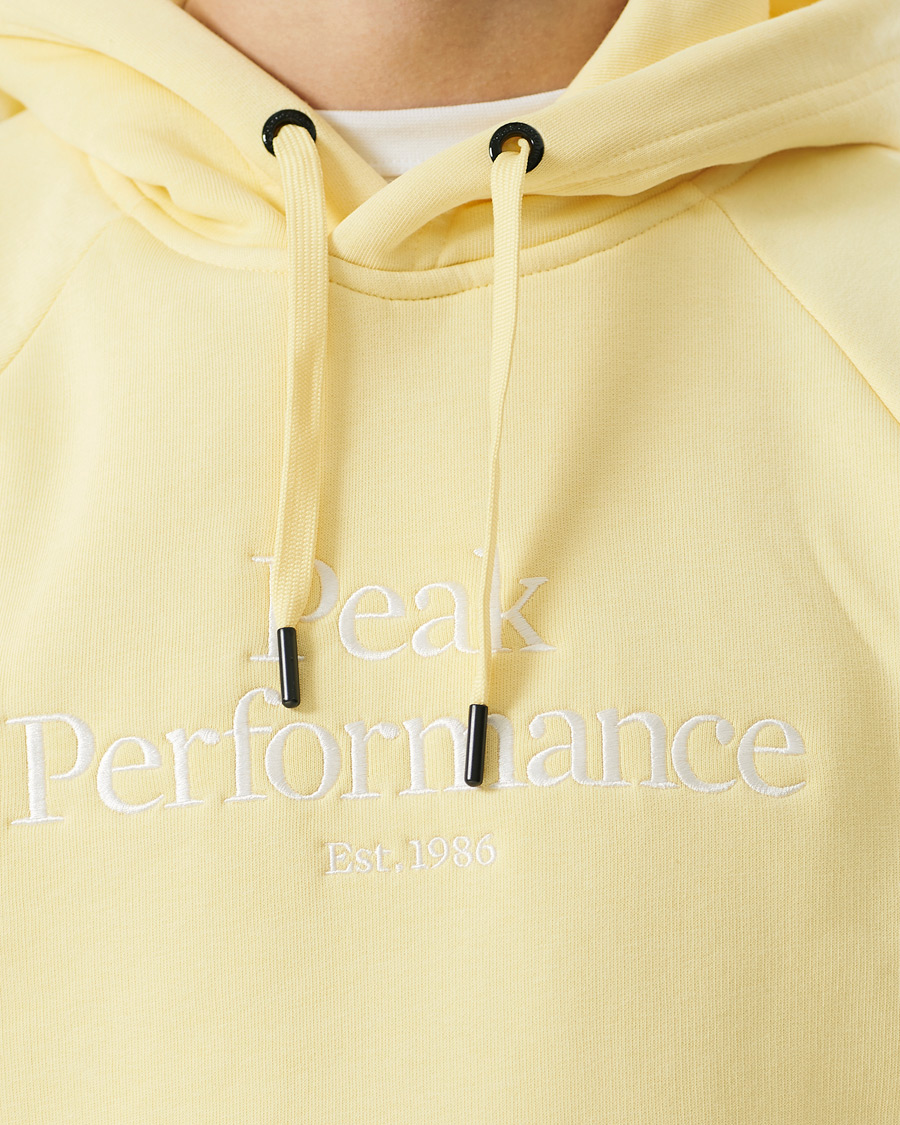 Heren | Truien | Peak Performance | Original Logo Hoodie Butter