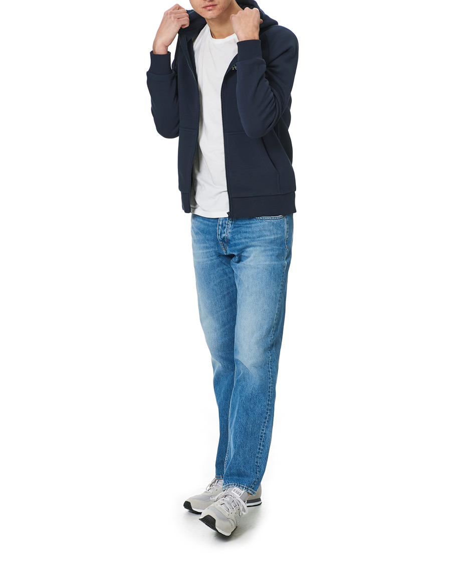 Homme | Pulls Et Tricots | Peak Performance | Original Logo Full Zip Hoodie Blue Shadow
