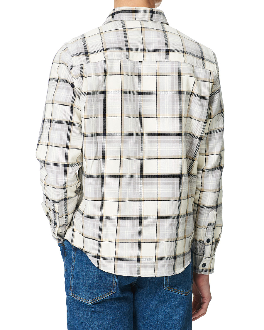 Homme | Chemises | Peak Performance | Cotton Check Shirt Creme Beige