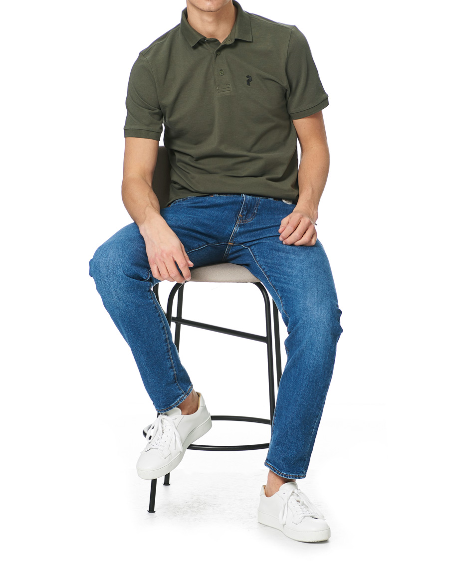 Homme | Polos | Peak Performance | Classic Polo Pine Neddle