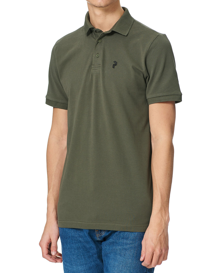 Homme | Polos | Peak Performance | Classic Polo Pine Neddle