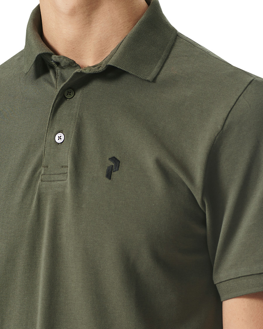 Homme | Polos | Peak Performance | Classic Polo Pine Neddle
