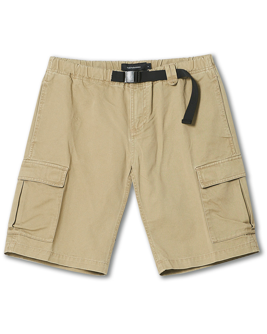 Heren | Korte broek | Peak Performance | Cotton Cargo Shorts True Beige