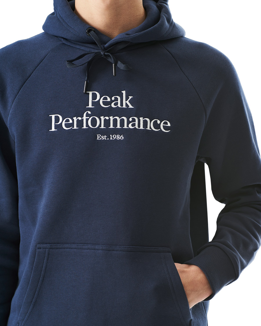 Homme | Pulls Et Tricots | Peak Performance | Original Logo Hoodie Blue Shadow