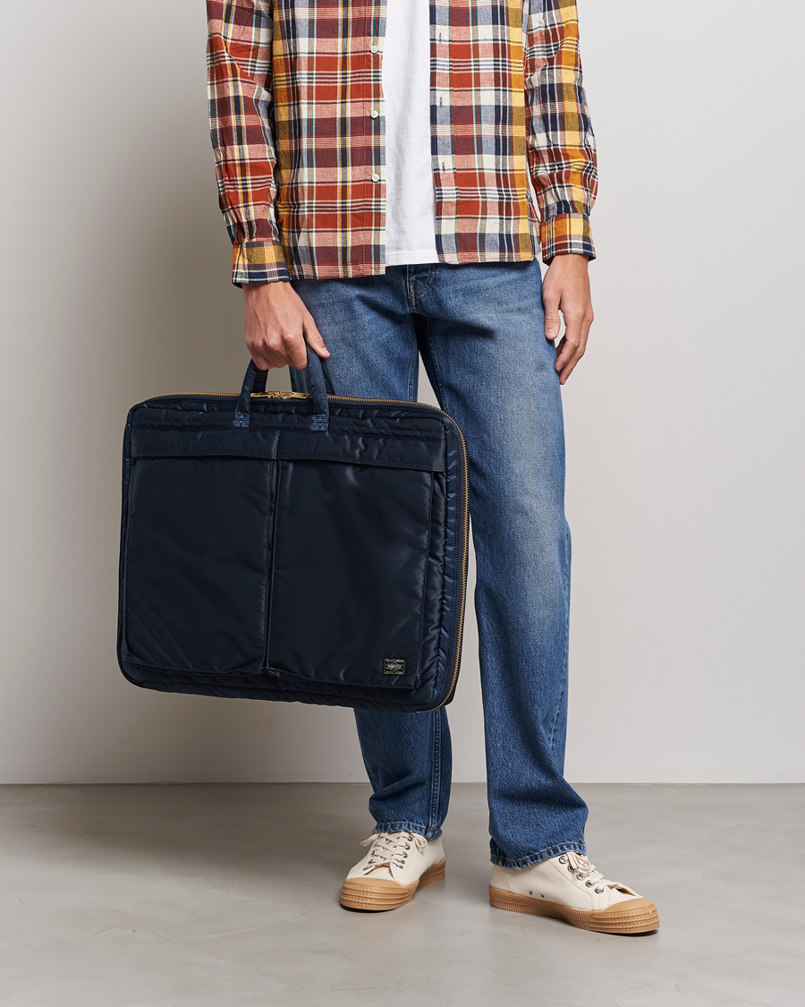Homme | Porter-Yoshida & Co. Tanker Garment Bag Iron Blue | Porter-Yoshida & Co. | Tanker Garment Bag Iron Blue
