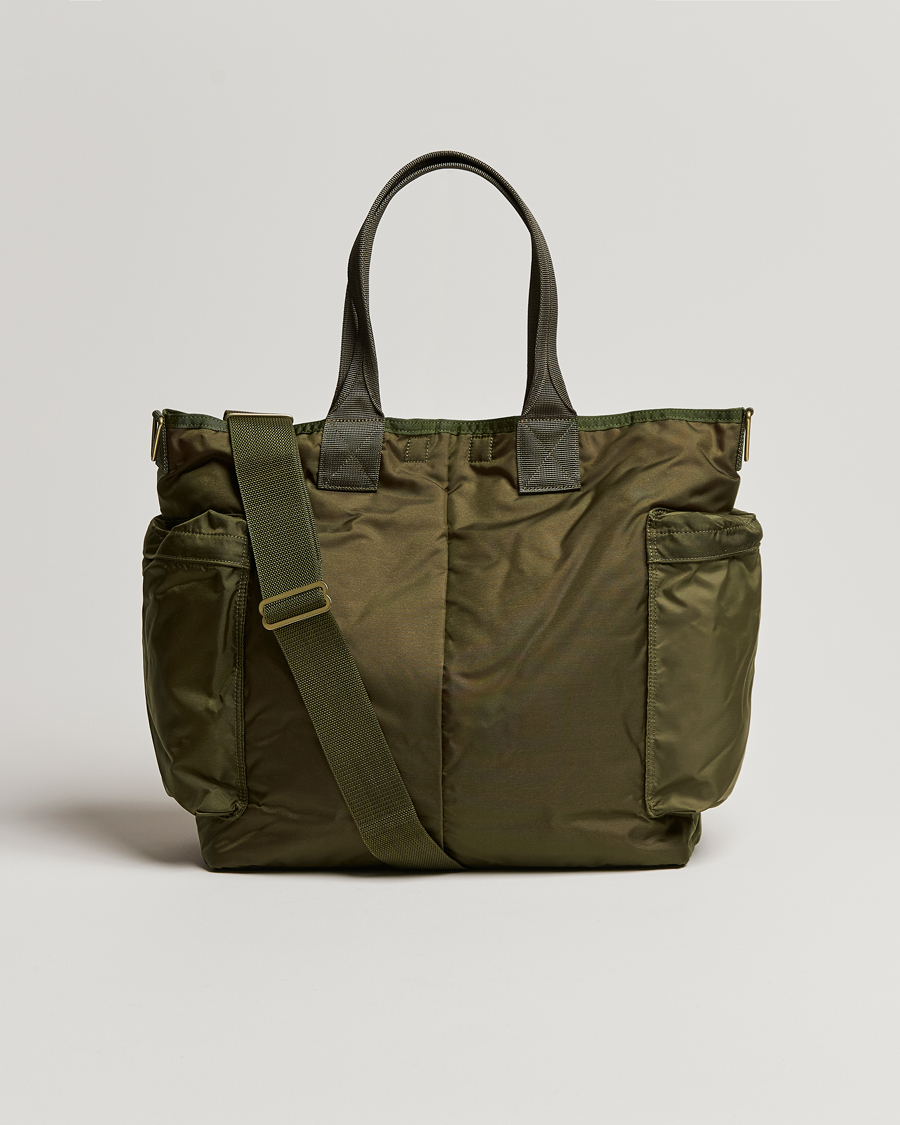 Heren | Tassen | Porter-Yoshida & Co. | Force 2Way Tote Bag Olive Drab