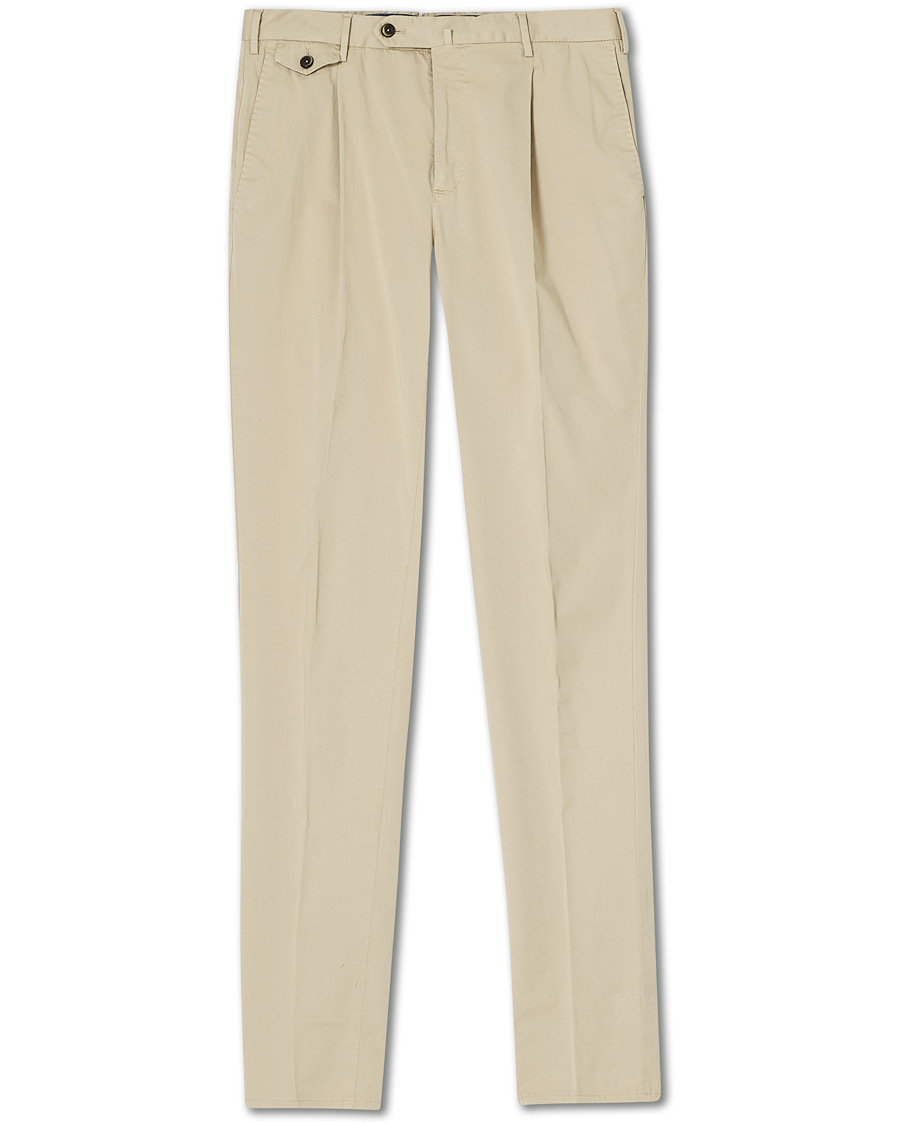Homme | Pantalons | PT01 | Gentleman Fit Cotton Trousers Beige