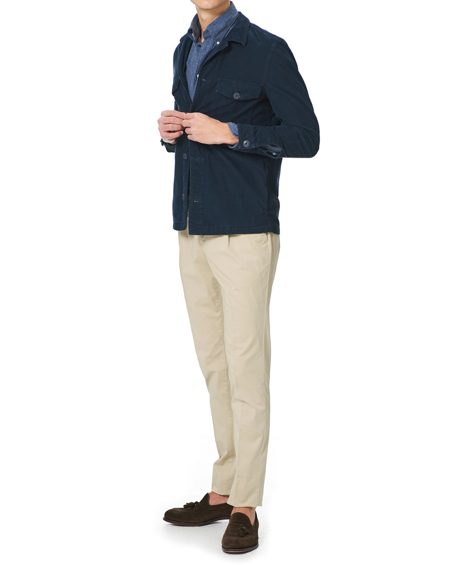 Homme | Pantalons | PT01 | Gentleman Fit Cotton Trousers Beige