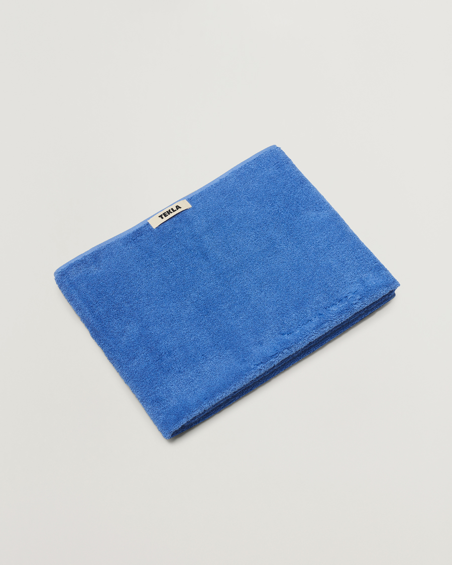 Homme | Tissus | Tekla | Organic Terry Bath Towel Clear Blue