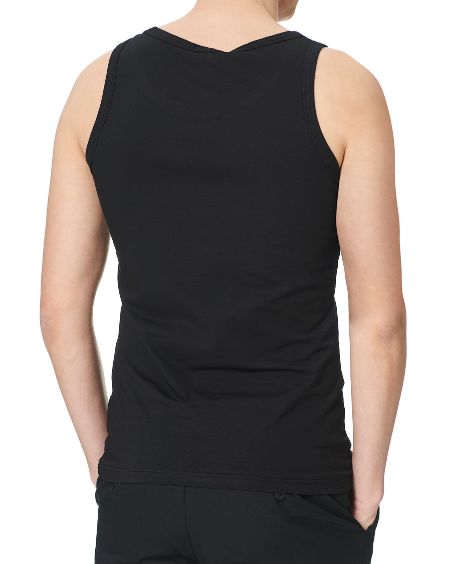 Heren | T-shirts | Versace | Logo Tank Top Black