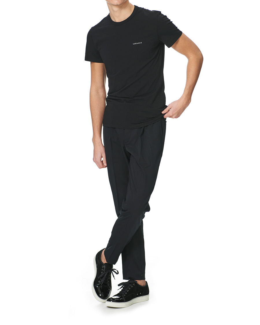 Homme | T-shirts | Versace | 2-Pack Logo Tee Black/White