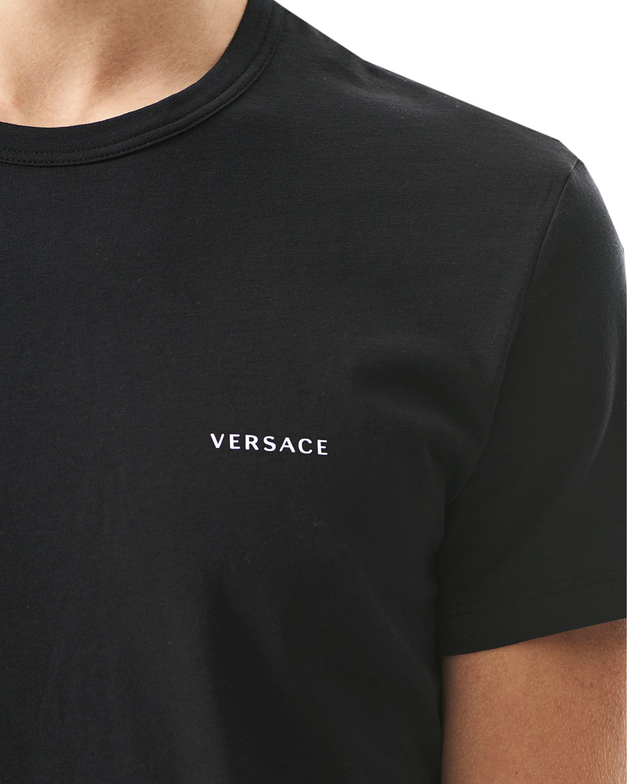 Homme | T-shirts | Versace | 2-Pack Logo Tee Black/White
