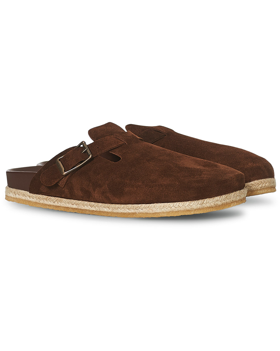 Homme | Yuketen Sal 1 Crepe Sole Sandals Snuff Suede | Yuketen | Sal 1 Crepe Sole Sandals Snuff Suede