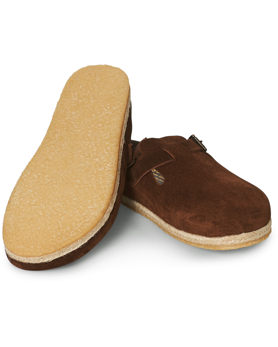 Homme | Yuketen Sal 1 Crepe Sole Sandals Snuff Suede | Yuketen | Sal 1 Crepe Sole Sandals Snuff Suede