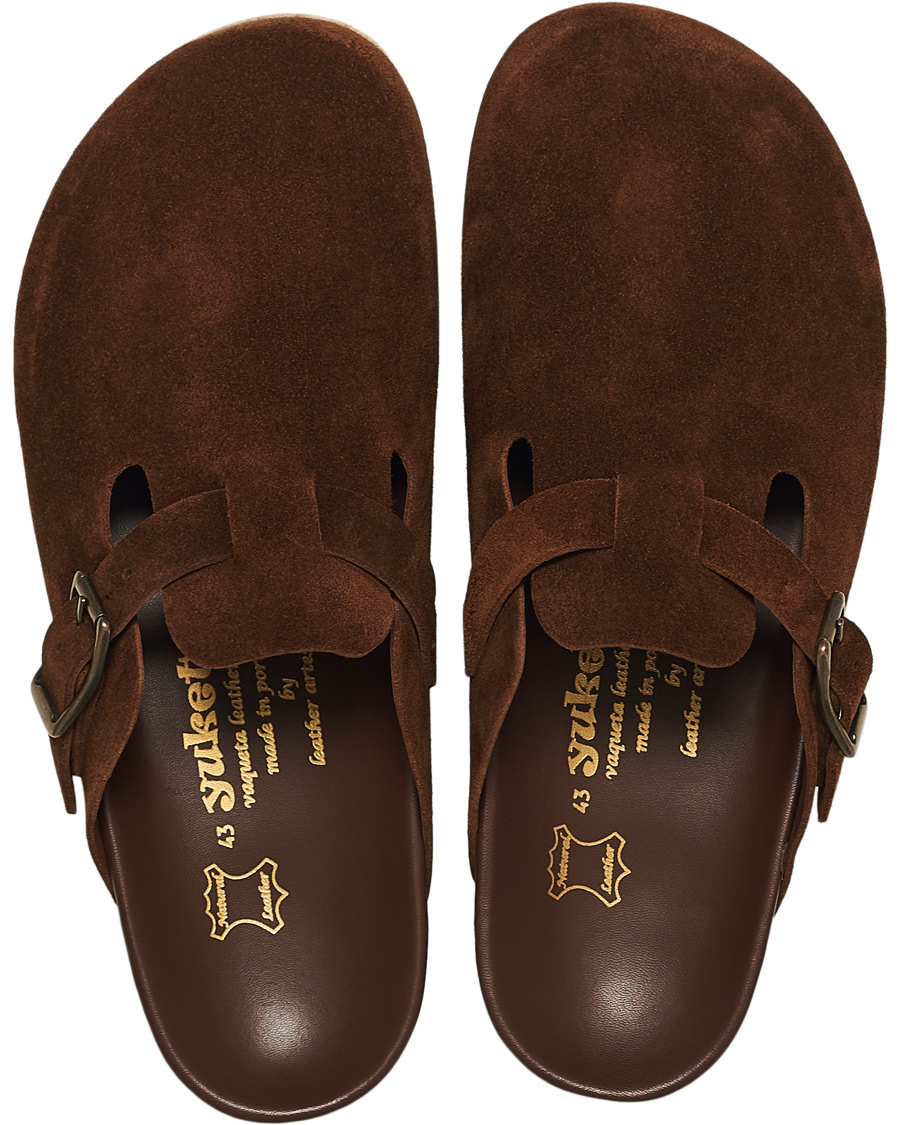 Homme | Yuketen Sal 1 Crepe Sole Sandals Snuff Suede | Yuketen | Sal 1 Crepe Sole Sandals Snuff Suede