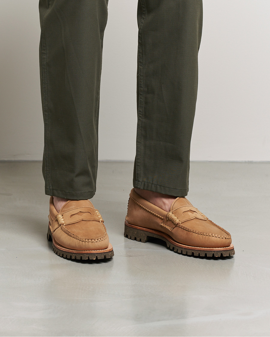 Homme | Yuketen Handsewn Cortina Sole Loafer Brown Suede | Yuketen | Handsewn Cortina Sole Loafer Brown Suede