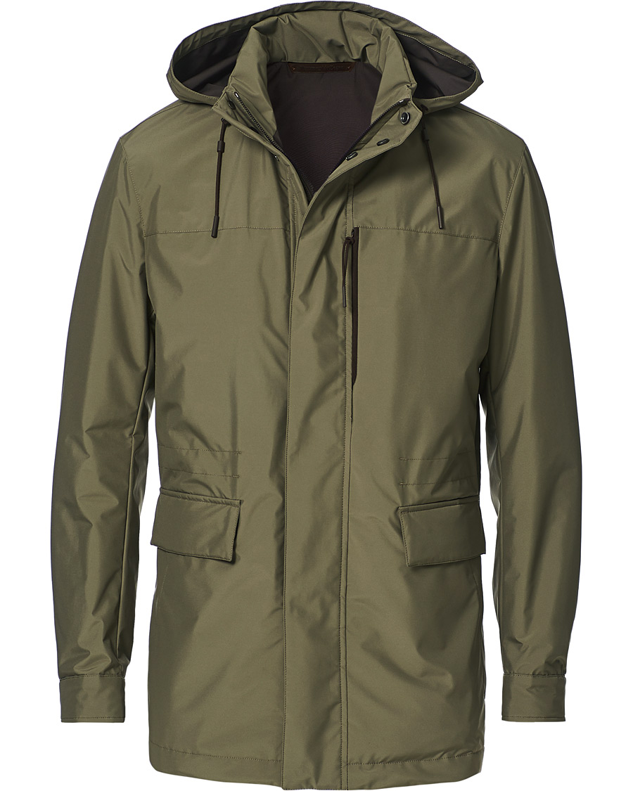 Homme | Manteaux Et Vestes | Ermenegildo Zegna | Stratos Nylon Field Jacket Military Green