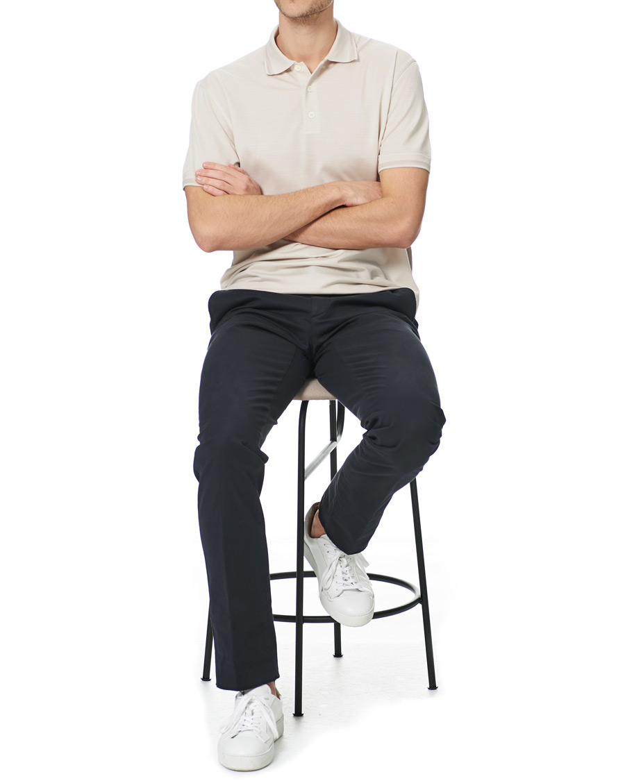 Homme | Polos | Ermenegildo Zegna | Cotton/Silk Polo Beige
