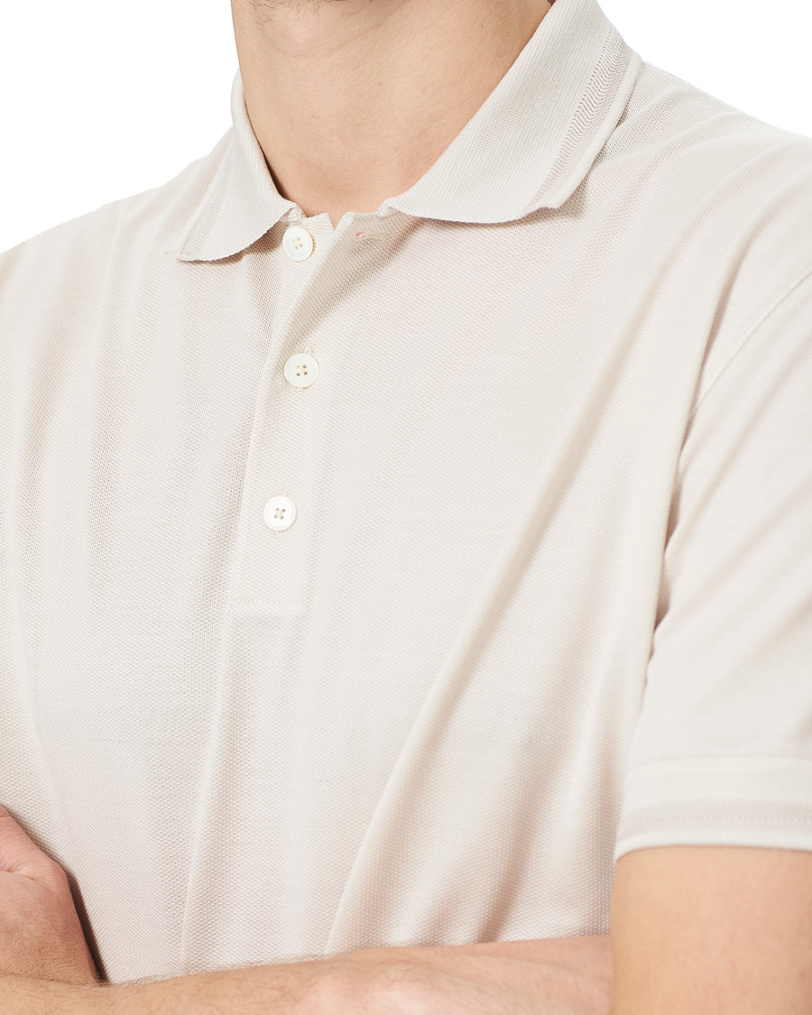 Homme | Polos | Ermenegildo Zegna | Cotton/Silk Polo Beige