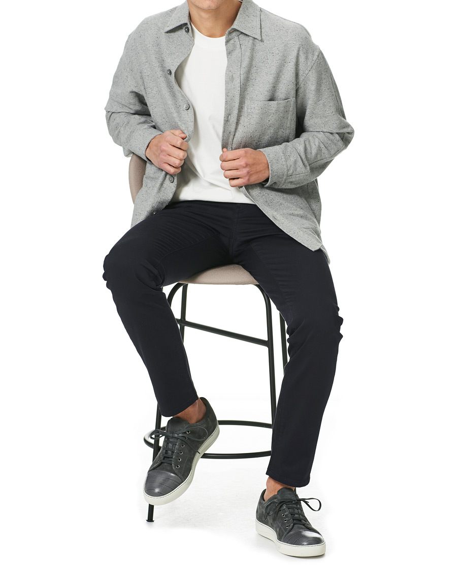 Homme | Pantalons | Z Zegna | Cotton Satin 5-Pocket Pants Navy