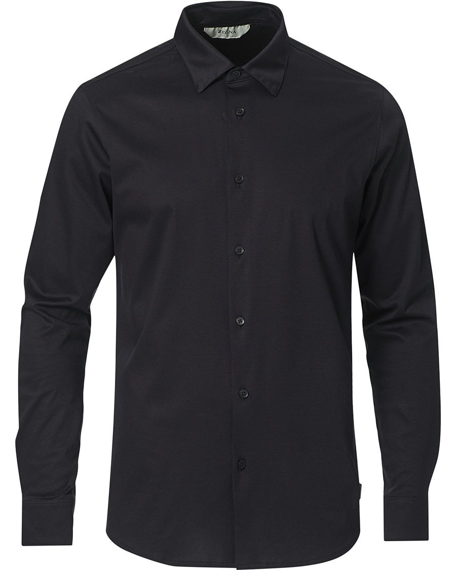 Homme | Chemises | Z Zegna | Soft Jersey Shirt Navy