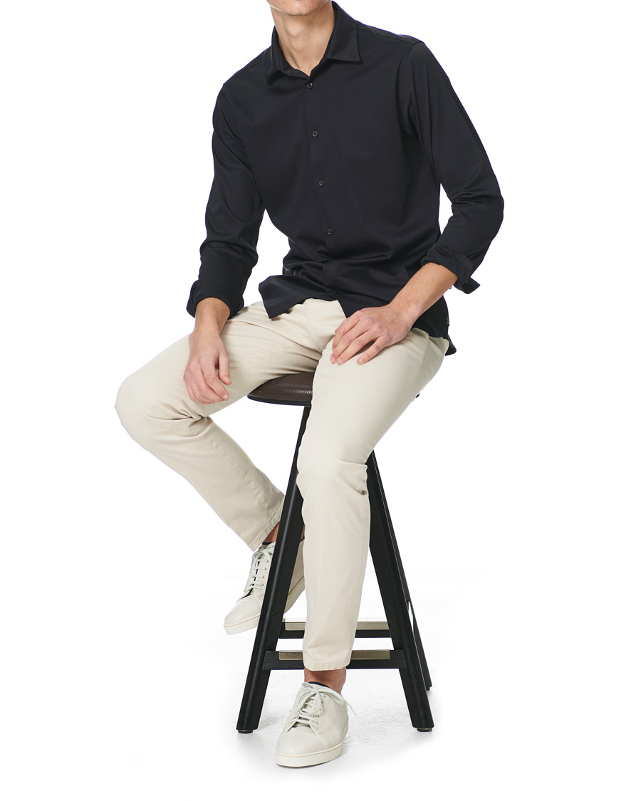 Homme | Chemises | Z Zegna | Soft Jersey Shirt Navy
