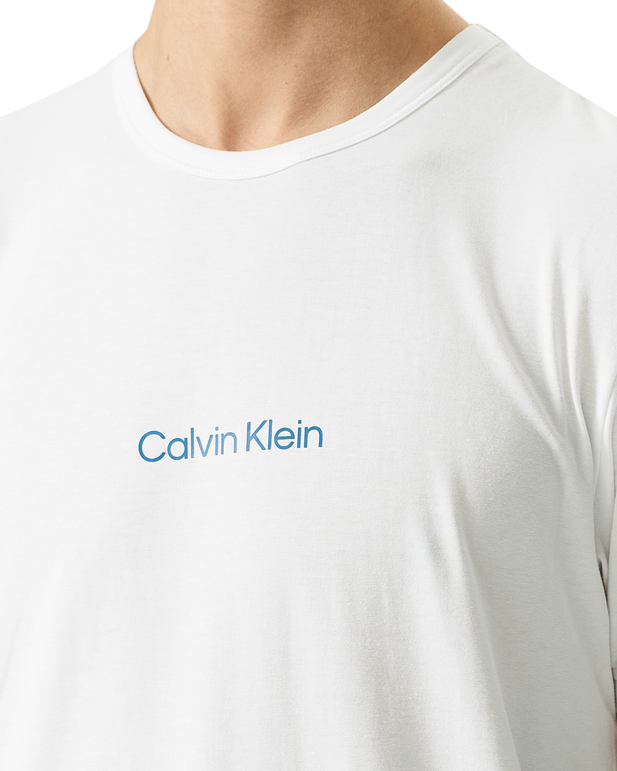 Heren | Pyjama's en gewaden | Calvin Klein | Short Pyjama Set White/Navy