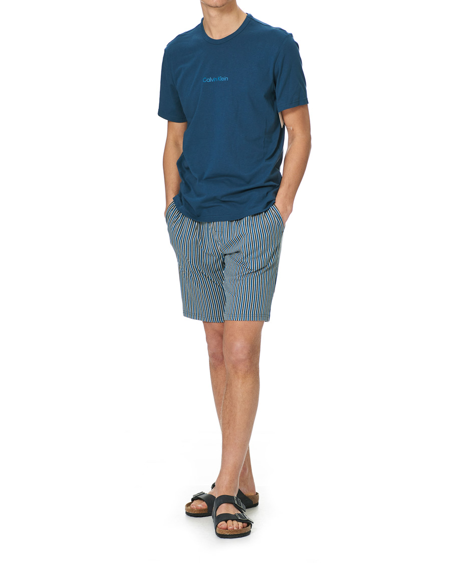 Homme | Peignoirs Et Pyjamas | Calvin Klein | Short Pyjama Set Navy