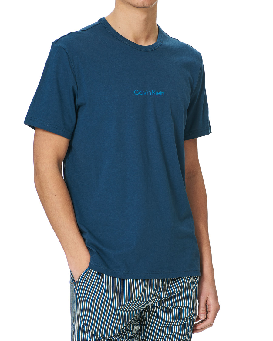Homme | Peignoirs Et Pyjamas | Calvin Klein | Short Pyjama Set Navy